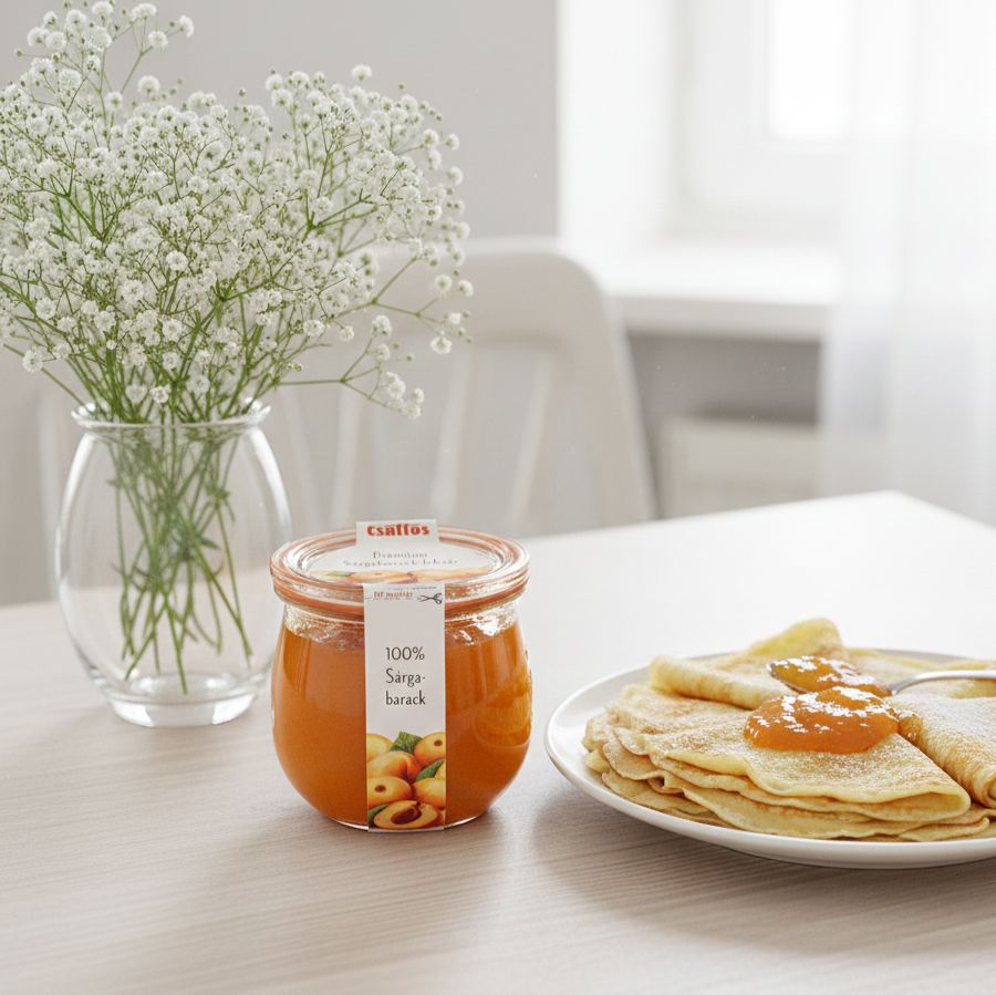 Csattos Prémium Sárgabarack lekvár 100% sárgabarackból