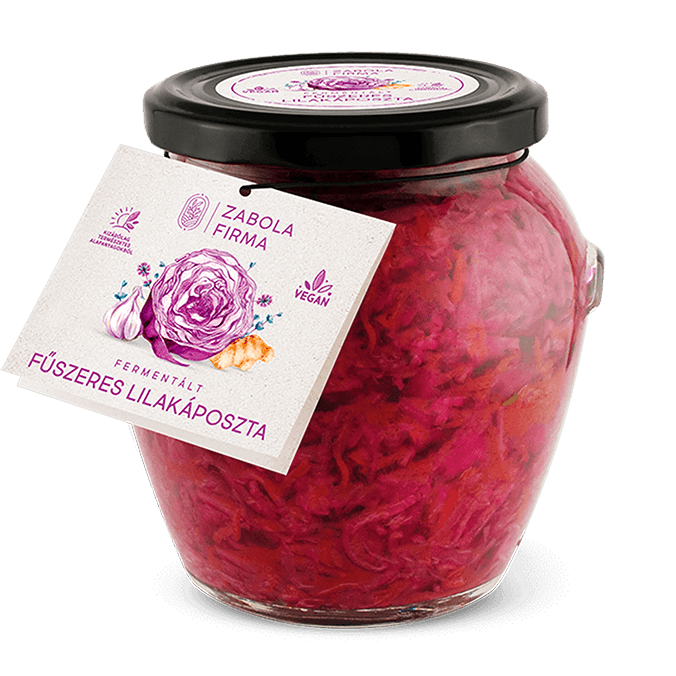 Fermentált fűszeres lilakáposzta