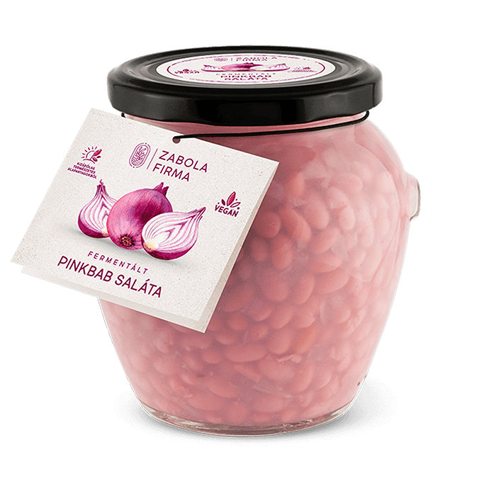 Fermentált pinkbab saláta