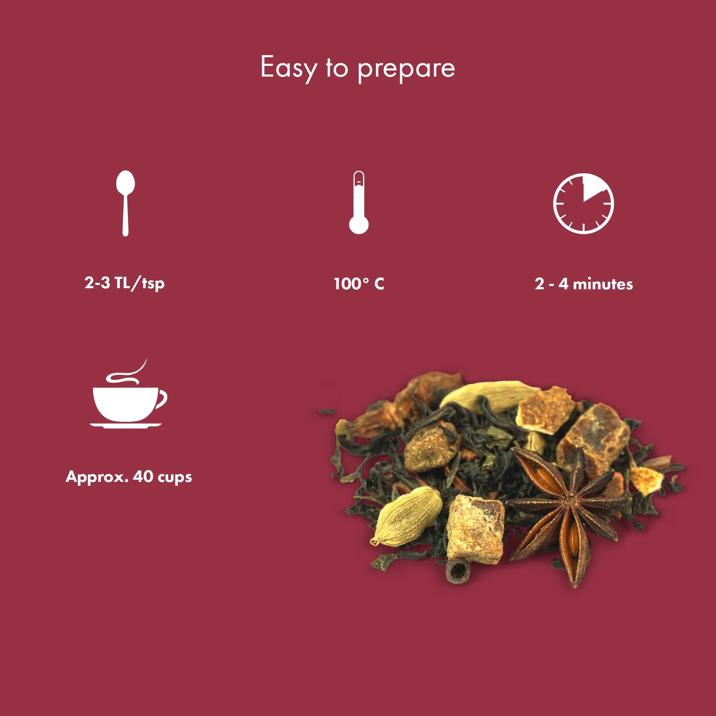 Gingerbread fekete tea keverék