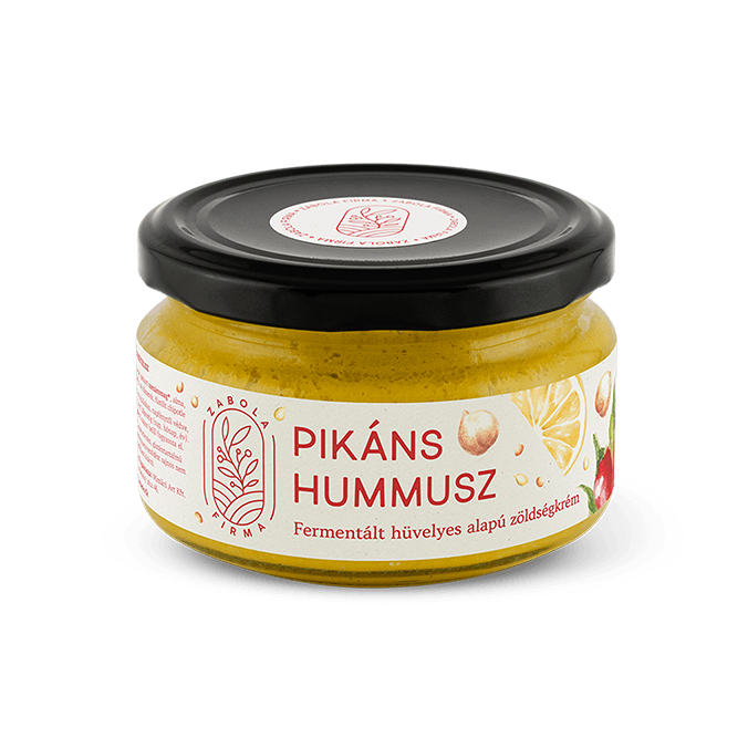 Pikáns hummusz