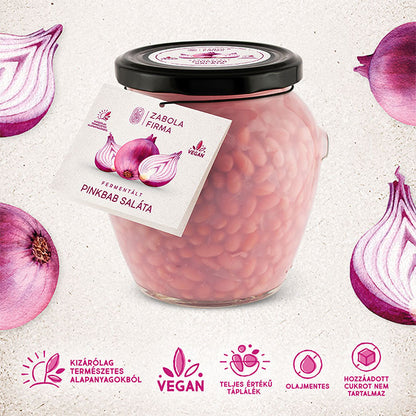 Fermentált pinkbab saláta