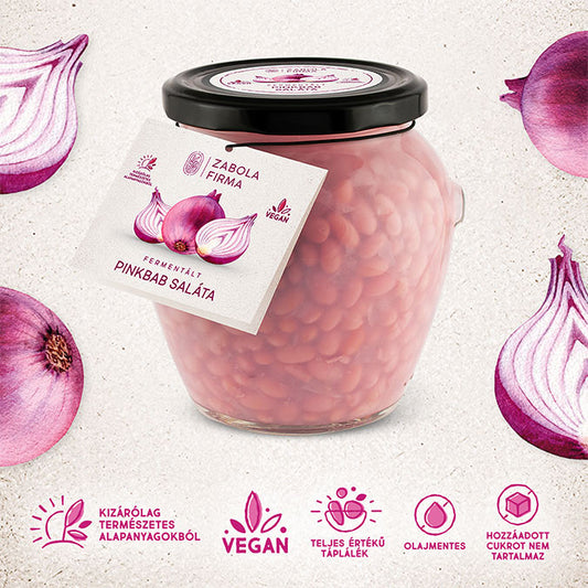 Fermentált pinkbab saláta