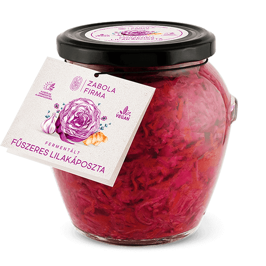 Fermentált fűszeres lilakáposzta