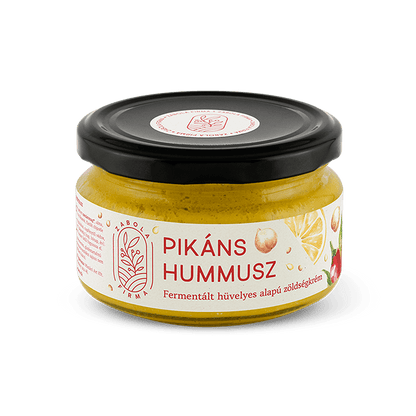Pikáns hummusz