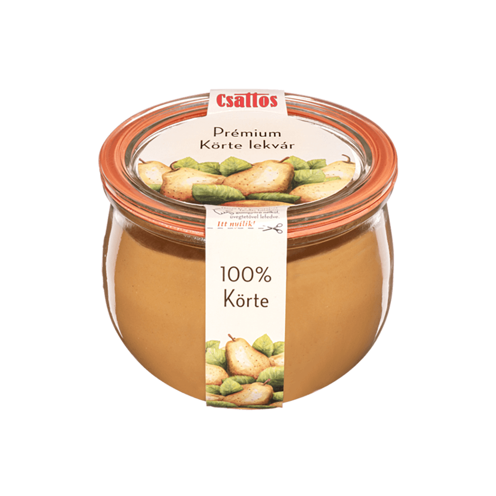 Csattos Prémium Körtelekvár 100% körtéből
